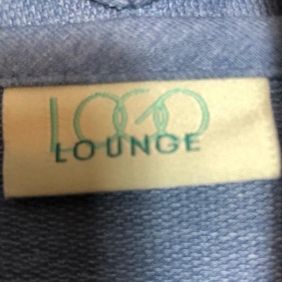 LOGO Lounge open mixed media cardigan - Picture 5 of 6